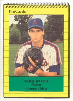 1991 ProCards #3814 Shaun Watson Front
