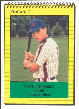 1991 ProCards #3822 Rafael Hernandez Front