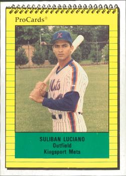 1991 ProCards #3825 Suliban Luciano Front