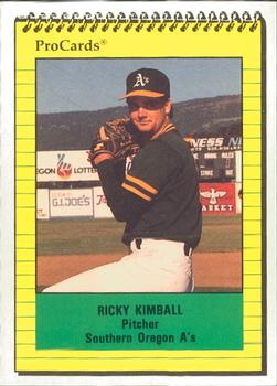 1991 ProCards #3838 Ricky Kimball Front