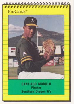 1991 ProCards #3840a Santiago Morillo Front
