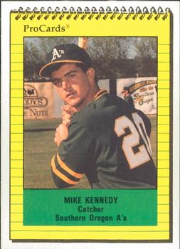 1991 ProCards #3849 Mike Kennedy Front
