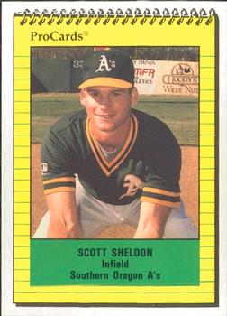 1991 ProCards #3857 Scott Sheldon Front