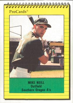 1991 ProCards #3864 Mike Neill Front