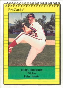 1991 ProCards #3878 Chris Robinson Front