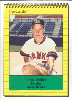 1991 ProCards #3884 Chris Turner Front