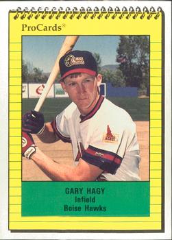 1991 ProCards #3886 Gary Hagy Front