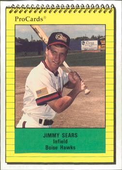 1991 ProCards #3891 Jimmy Sears Front