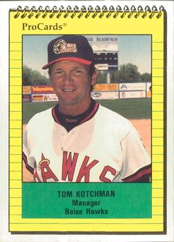 1991 ProCards #3899 Tom Kotchman Front