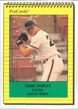 1991 ProCards #3917 Frank Charles Front