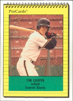 1991 ProCards #3920 Tim Casper Front