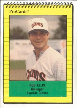 1991 ProCards #3933 Rob Ellis Front
