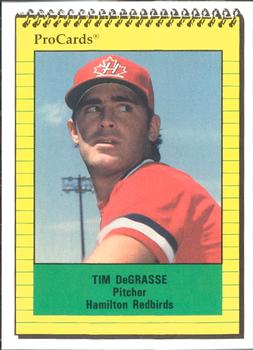1991 ProCards #4032 Tim DeGrasse Front