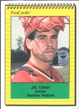 1991 ProCards #4042 Joe Turvey Front