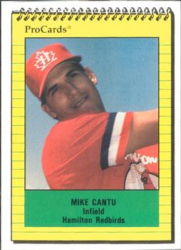 1991 ProCards #4044 Mike Cantu Front