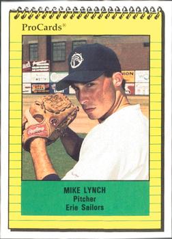 1991 ProCards #4065 Mike Lynch Front