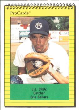 1991 ProCards #4071 J.J. Cruz Front
