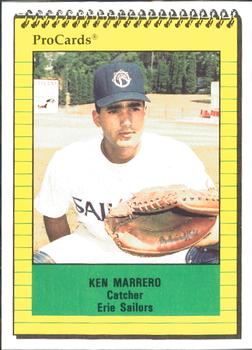 1991 ProCards #4073 Ken Marrero Front