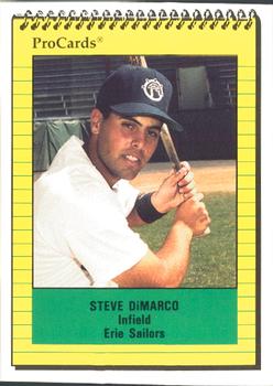 1991 ProCards #4077 Steve DiMarco Front