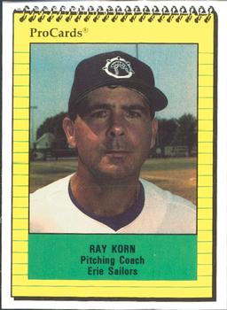 1991 ProCards #4085 Ray Korn Front