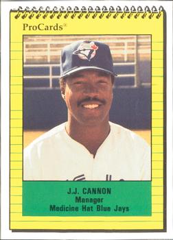 1991 ProCards #4117 J.J. Cannon Front