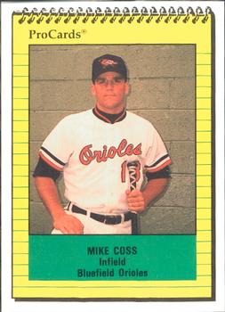 1991 ProCards #4133 Mike Coss Front