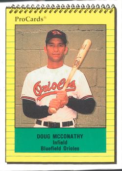 1991 ProCards #4135 Doug McConathy Front