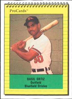 1991 ProCards #4140 Basil Ortiz Front