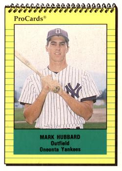 1991 ProCards #4165 Mark Hubbard Front