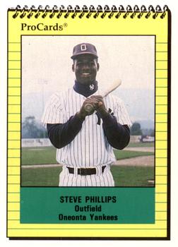 1991 ProCards #4167 Steve Phillips Front