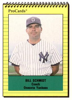 1991 ProCards #4170 Bill Schmidt Front