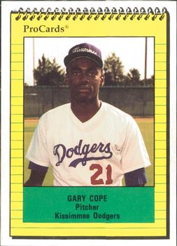 1991 ProCards #4175 Gary Cope Front