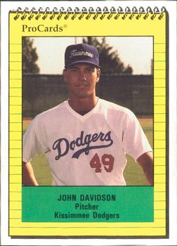 1991 ProCards #4176 John Davidson Front