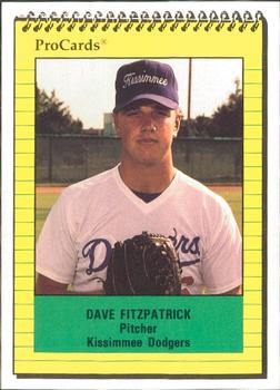1991 ProCards #4177 Dave Fitzpatrick Front