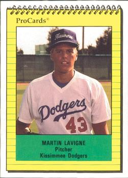 1991 ProCards #4179 Martin Lavigne Front