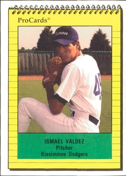 1991 ProCards #4186 Ismael Valdes Front