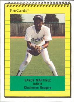 1991 ProCards #4195 Sandy Martinez Front