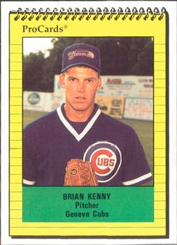 1991 ProCards #4210 Brian Kenny Front