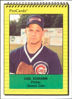 1991 ProCards #4213 Carl Schramm Front