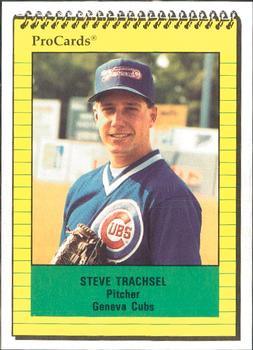 1991 ProCards #4217 Steve Trachsel Front