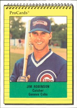 1991 ProCards #4222 Jim Robinson Front