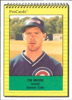 1991 ProCards #4226 Tim Moore Front