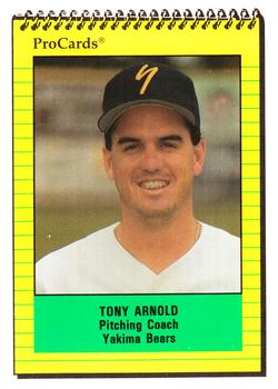1991 ProCards #4265 Tony Arnold Front