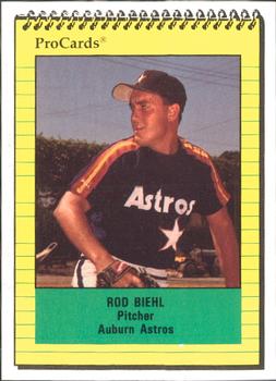 1991 ProCards #4267 Rod Biehl Front