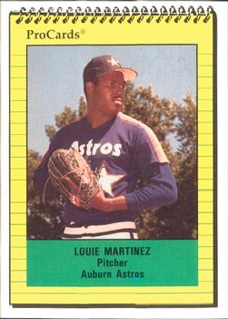 1991 ProCards #4271 Louie Martinez Front