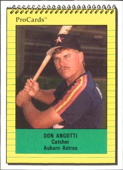 1991 ProCards #4276 Don Angotti Front