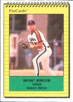 1991 ProCards #4283 Bryant Winslow Front