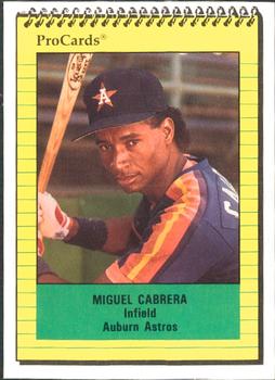 1991 ProCards #4284 Miguel Cabrera Front