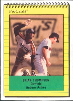 1991 ProCards #4288 Brian Thompson Front