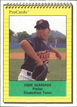 1991 ProCards #4296 Eddie Guardado Front